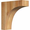 Ekena Millwork Huntington Rough Sawn Corbel, Western Red Cedar, 4"W x 12"D x 12"H COR04X12X12HUN00RWR